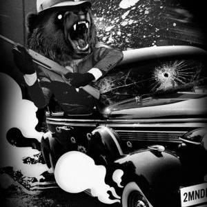 Bear, Grizzly, 1920s, Gangster, Dri..