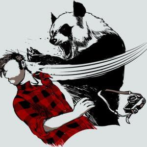 Panda Bitchslap- American Apparel 1..