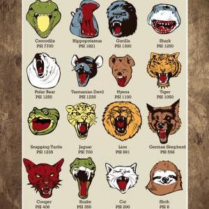 Wall Art, Know Your Chomps, Psi Chart, Diagram,..