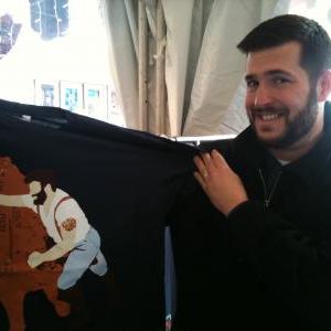 Man Punching Bear Men's Xl
