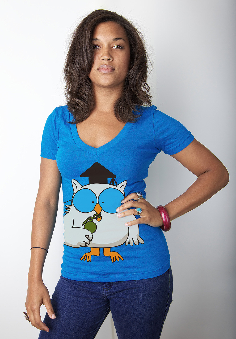 Women's Mr Owl Tshirt Available S-2XL