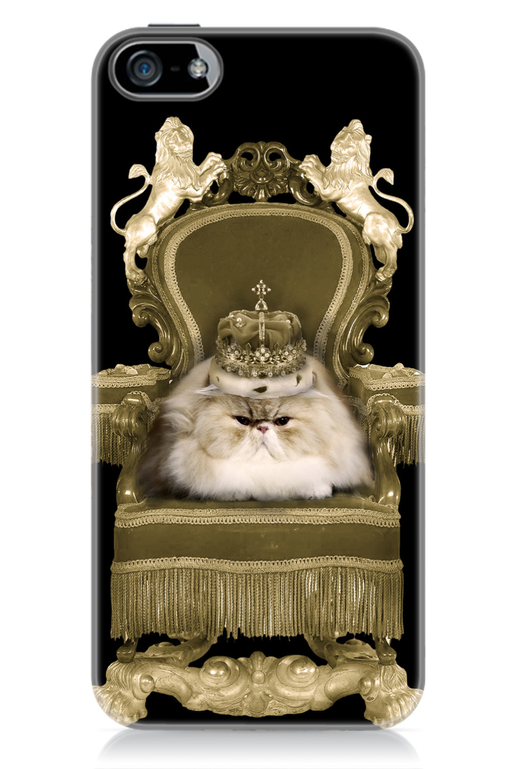 cat case, iPhone 5 Case, Perisan, Queen, Glossy Hard Case